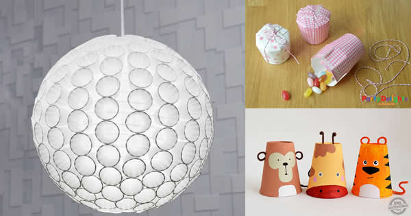 13 Ideias de Artesanato com Copo Descartável 13 Ideias de Artesanato com Copo Descartável