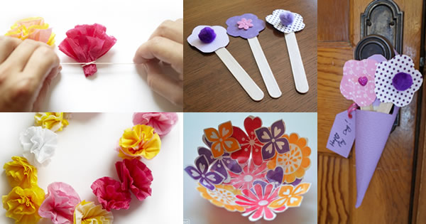 3 Belas Lembrancinhas com Flores de Papel Para Fazer em Casa